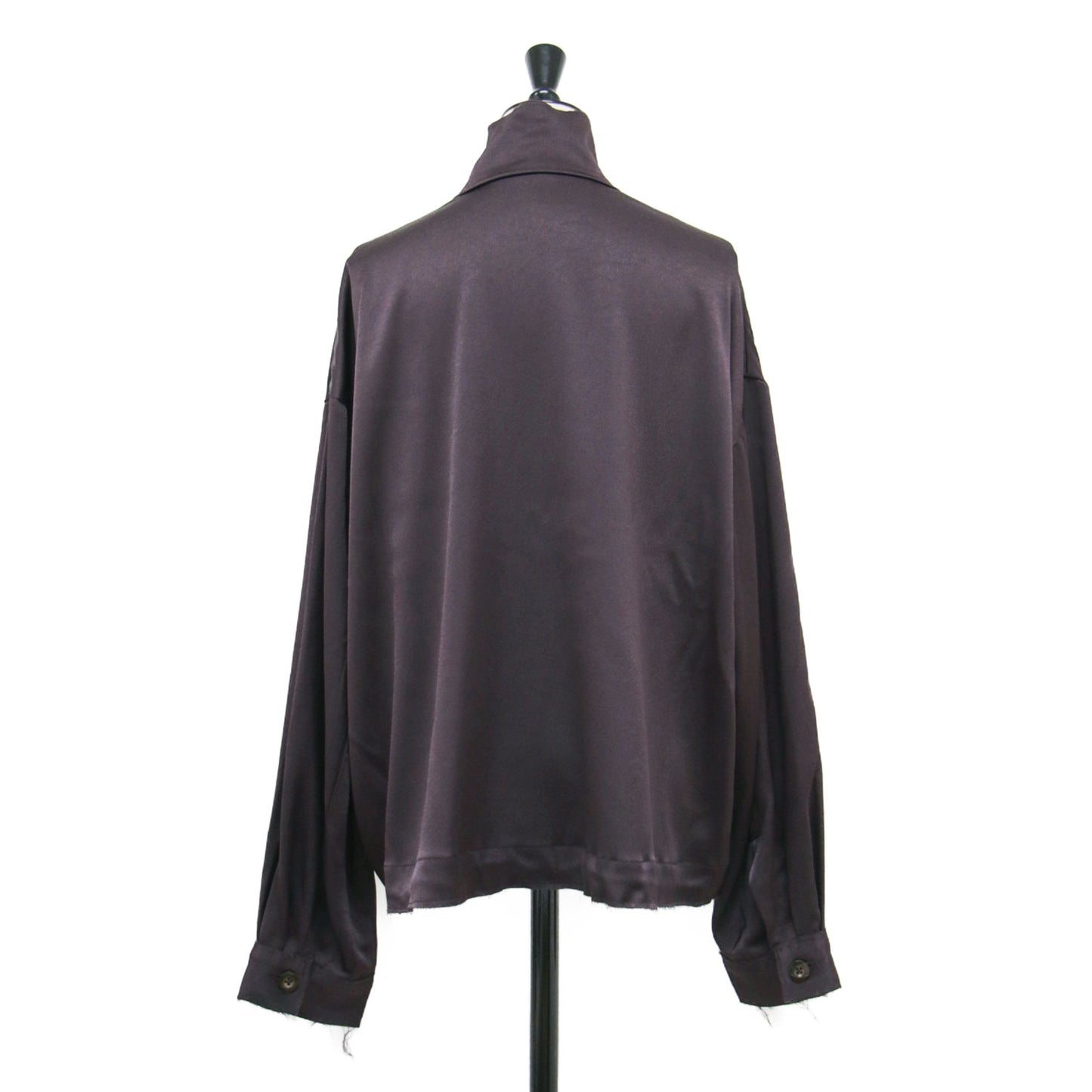 25秋冬 フェクダ サテン ブルゾン / Phekda satin blouson トラックジャケット ジップアップ 長袖 スタンドカラー