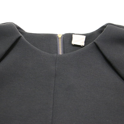 ショルダータック プルオーバー / トップス カットソー 長袖 クルーネック ボリュームスリーブ フレア ダンボールニット