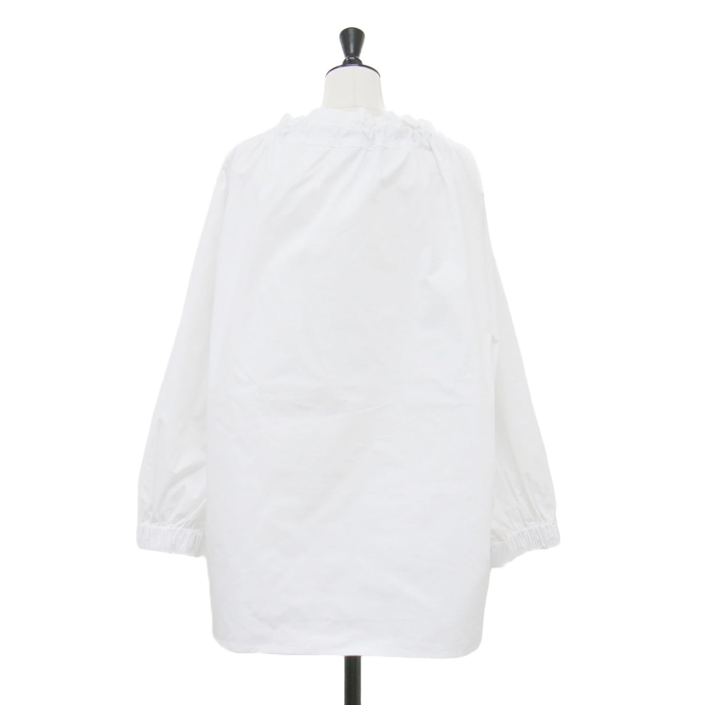 25秋冬 ボウタイ ギャザー ブラウス / Nightingale Top 2.0 シャツ プルオーバー リボン 配色 コットン