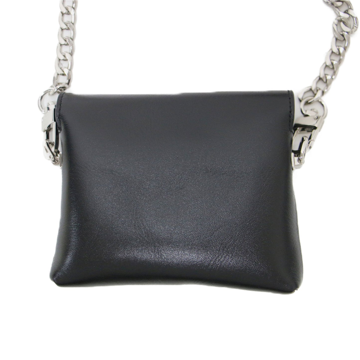 25秋冬 チェーン ベルト ポーチ / CHAIN BELT POUCH ファニーパック ヒップバッグ ウエストポーチ レザー