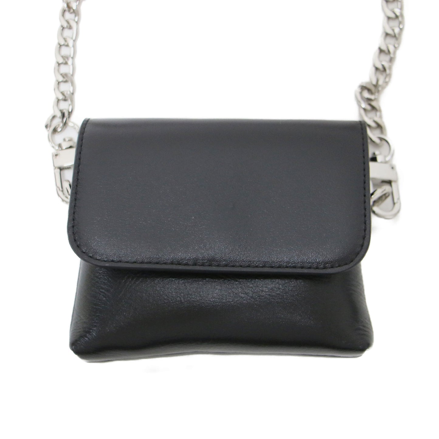 25秋冬 チェーン ベルト ポーチ / CHAIN BELT POUCH ファニーパック ヒップバッグ ウエストポーチ レザー