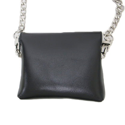 25秋冬 チェーン ベルト ポーチ / CHAIN BELT POUCH ファニーパック ヒップバッグ ウエストポーチ レザー