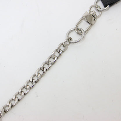 25秋冬 チェーン ベルト ポーチ / CHAIN BELT POUCH ファニーパック ヒップバッグ ウエストポーチ レザー