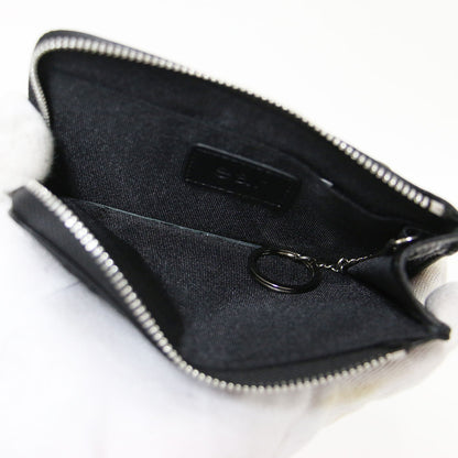 25秋冬 本革 スタッズ フラグメント ケース / インフルエンサーほし企画 カードケース コインケース キーリング シボ レザー ユニセックス