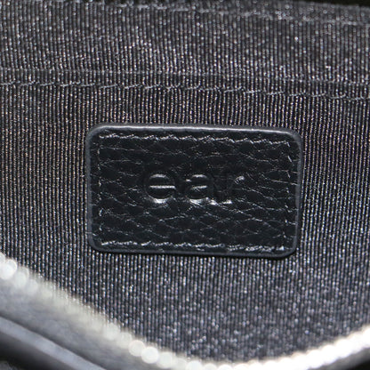 25秋冬 本革 スタッズ フラグメント ケース / インフルエンサーほし企画 カードケース コインケース キーリング シボ レザー ユニセックス