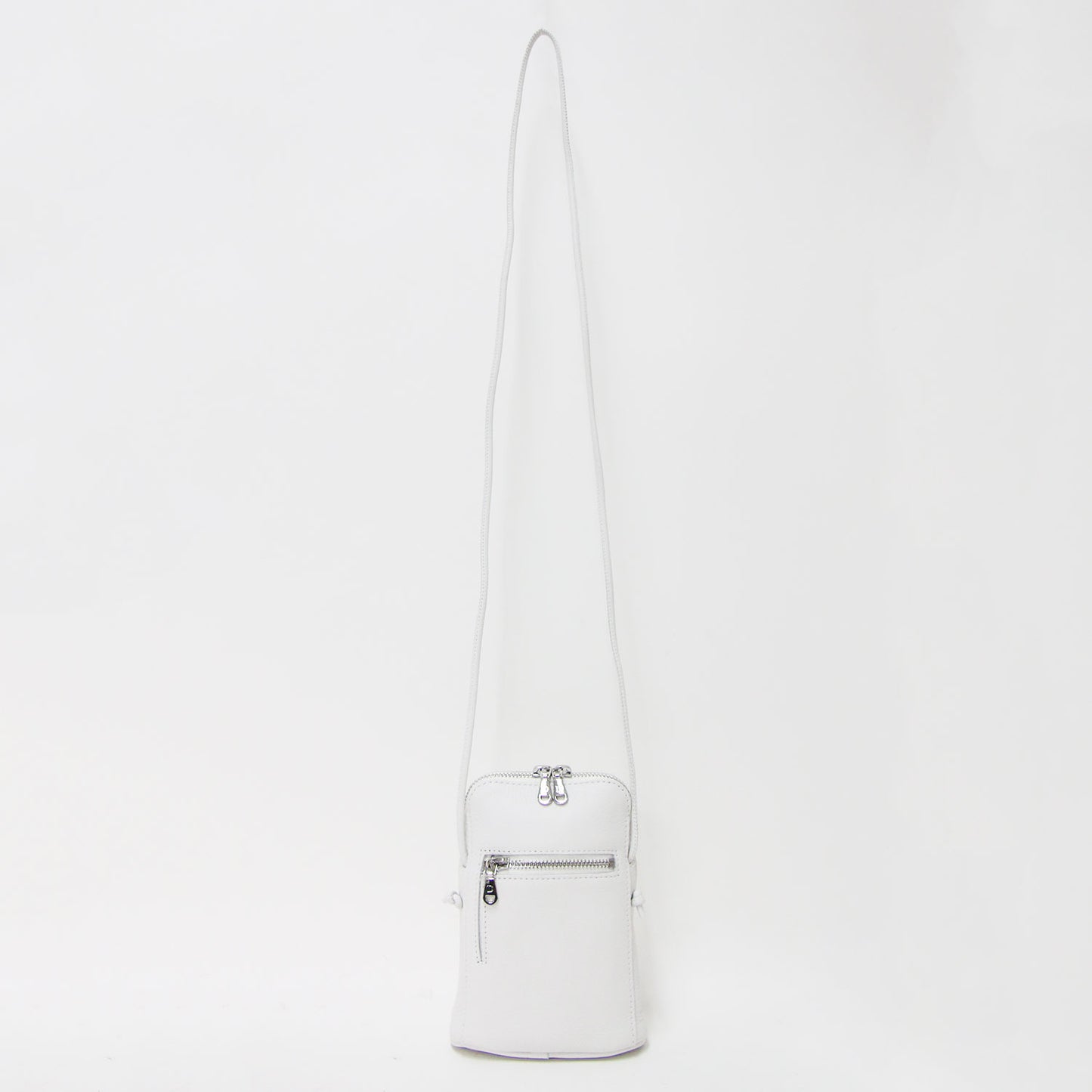 25春夏 シュリンクレザー マルチポーチ / ポシェット 肩掛け クロスボディ カウレザー