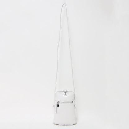 25春夏 シュリンクレザー マルチポーチ / ポシェット 肩掛け クロスボディ カウレザー