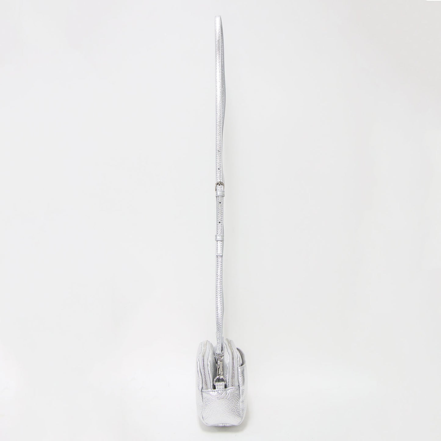 25秋冬 3WAY ショルダーバッグ / ポシェット ハンドバッグ ポーチ チェーン カウレザー