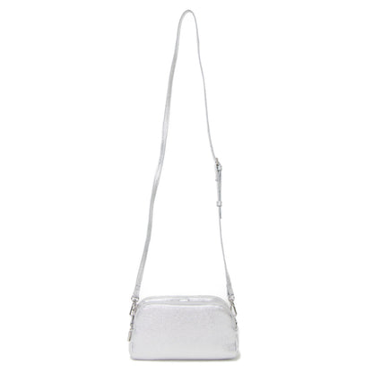 25秋冬 3WAY ショルダーバッグ / ポシェット ハンドバッグ ポーチ チェーン カウレザー