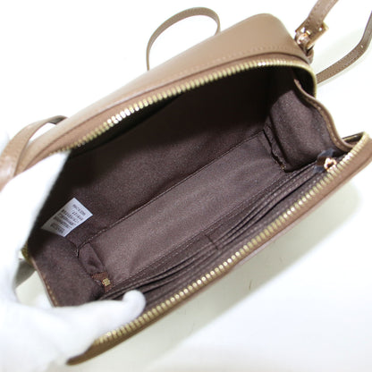 ボックスムース ショルダーバッグ / クロスボディ 斜め掛け スクエア カードポケット ゴールド金具