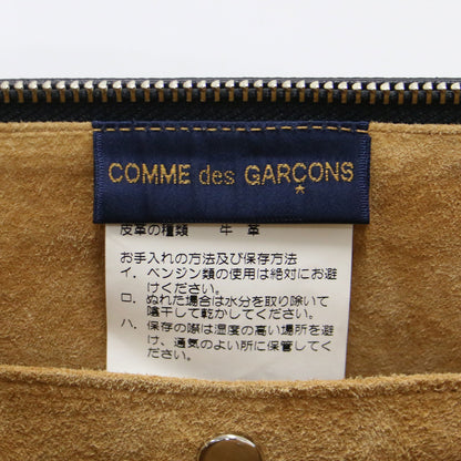 カウレザー ハンドバッグ / トートバッグ フラップポケット 牛革