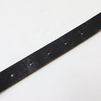 レザー クロスステッチ ベルト / バックル