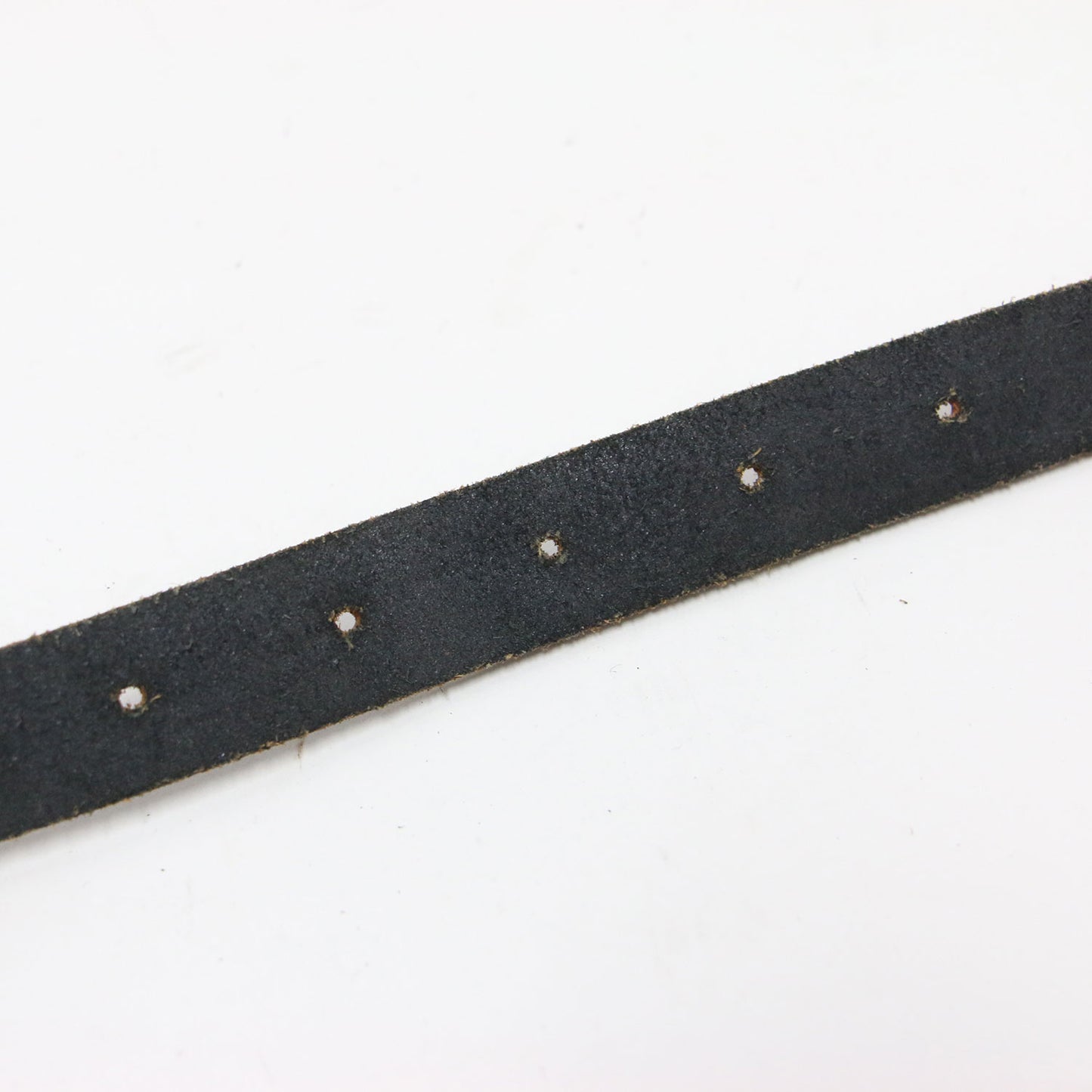 レザー クロスステッチ ベルト / バックル