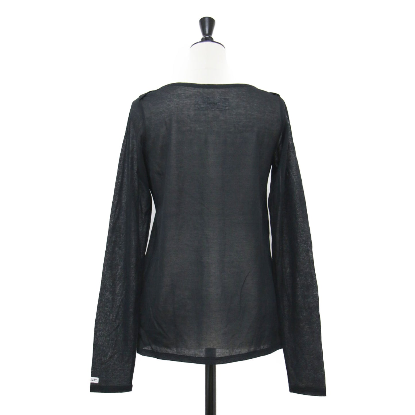 × Plage 別注 24秋冬 コットン シアー ボートネック プルオーバー / カットソー 長袖