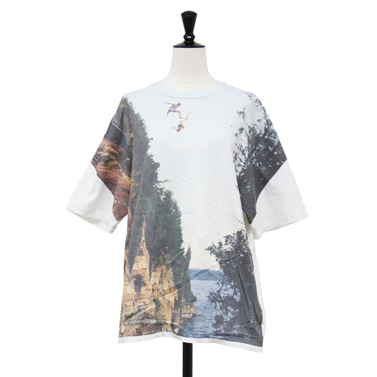 24春夏 グラフィックプリント 半袖 Tシャツ / TIM BARBER Untitled (red rocks) S/S T-SHIRT クルーネック ハーフスリーブ コットン