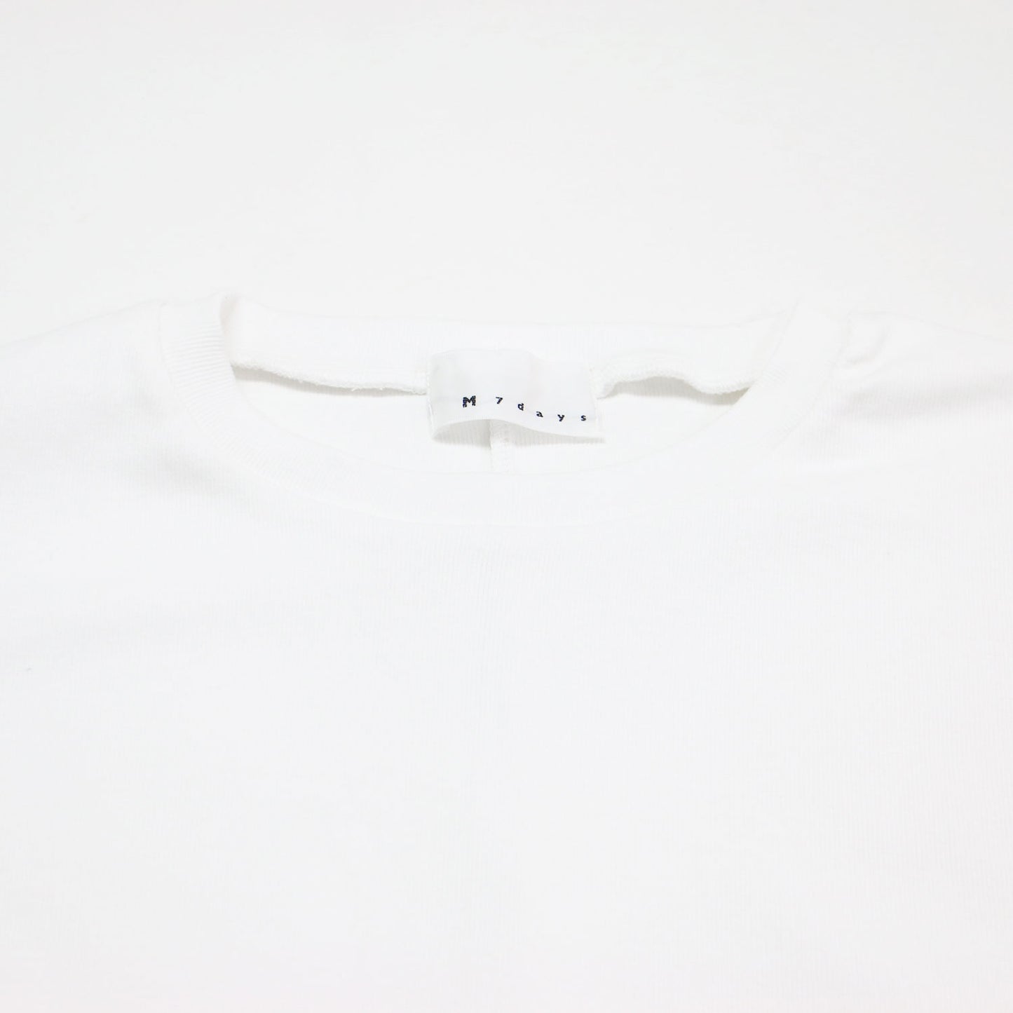 柔らか ノースリーブ T / カットソー クルーネック リブ コットン