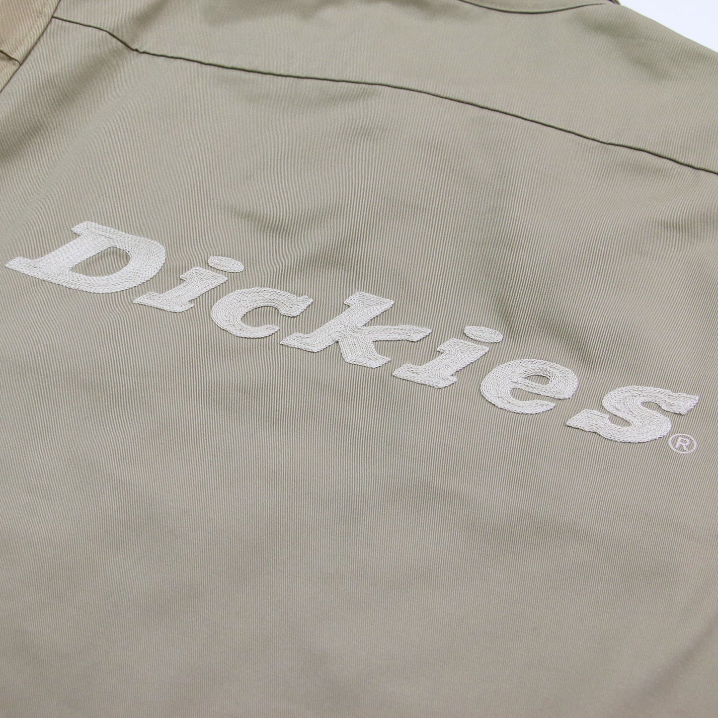 × Dickies リメイク シャツ / 半袖 オーバーサイズ ロゴ 刺繍 コットン