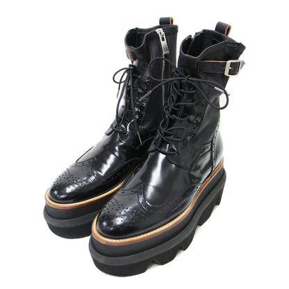23春夏 ウィングチップ エンジニア ソック ブーツ / Wingtip Engineer Sock Boot レースアップ ボリュームソール