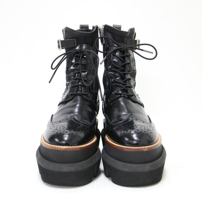 23春夏 ウィングチップ エンジニア ソック ブーツ / Wingtip Engineer Sock Boot レースアップ ボリュームソール