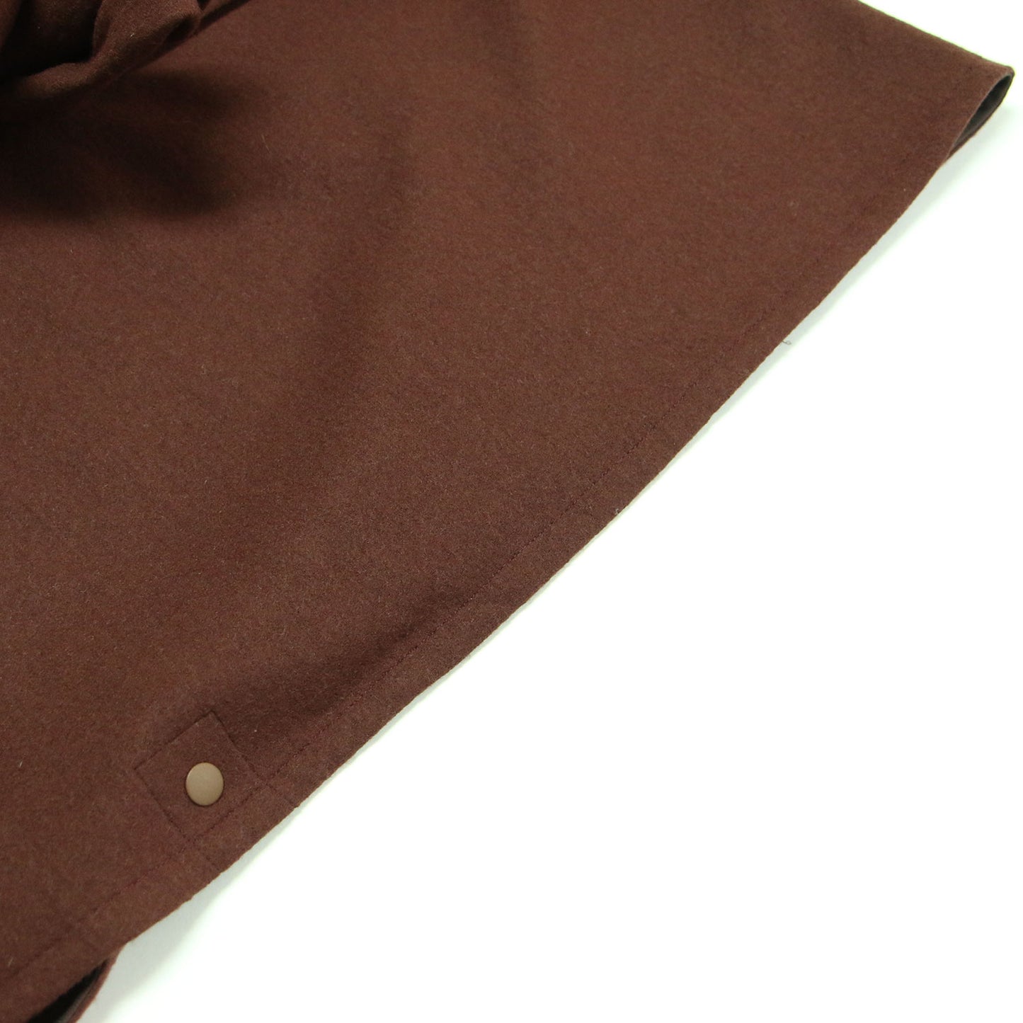 ウール ジャージー ポンチョ / コート アウター スタンドカラー