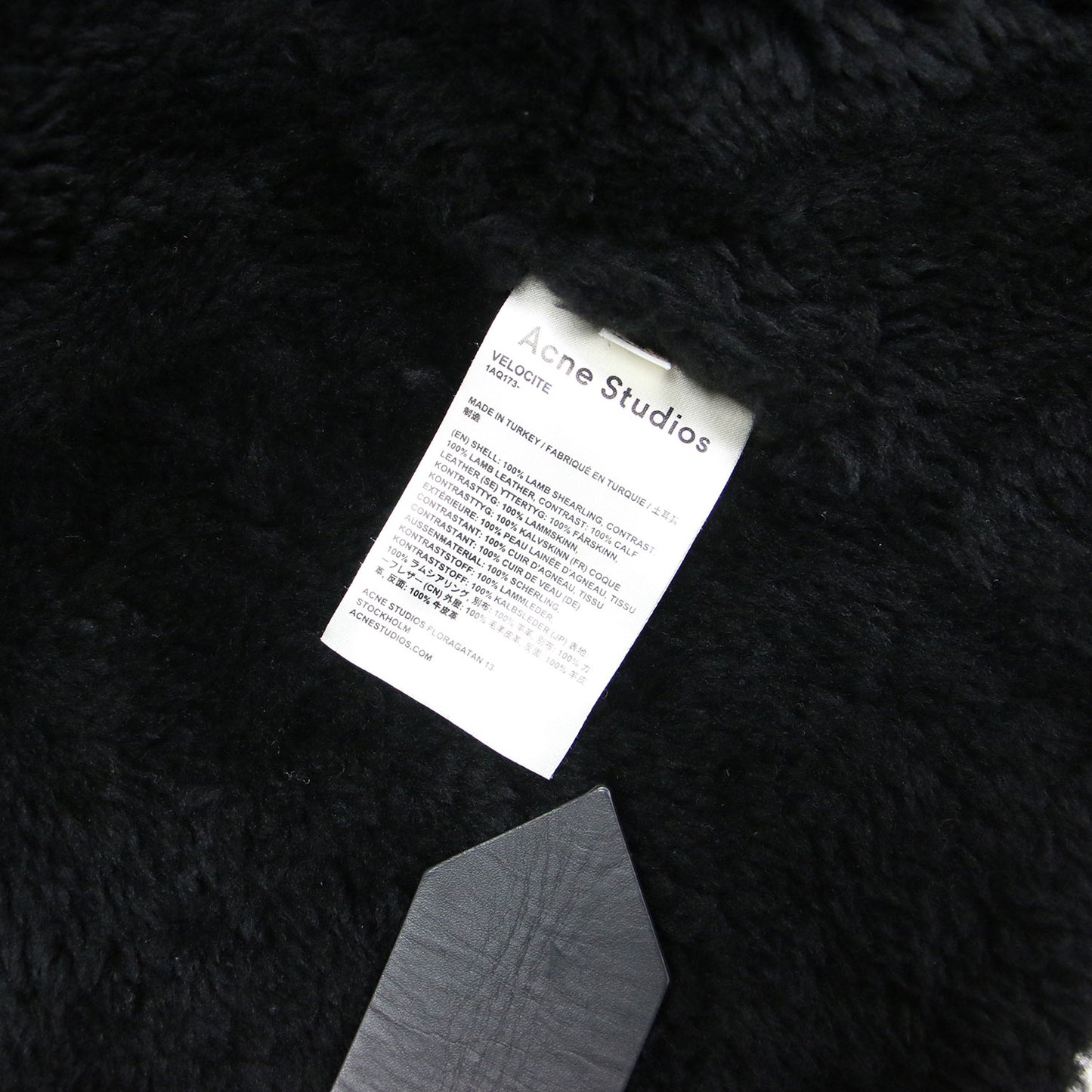 ムートン ライダース ジャケット / Velocite shearling Jacket ブルゾン ダブル ベルト付き ラムレザー