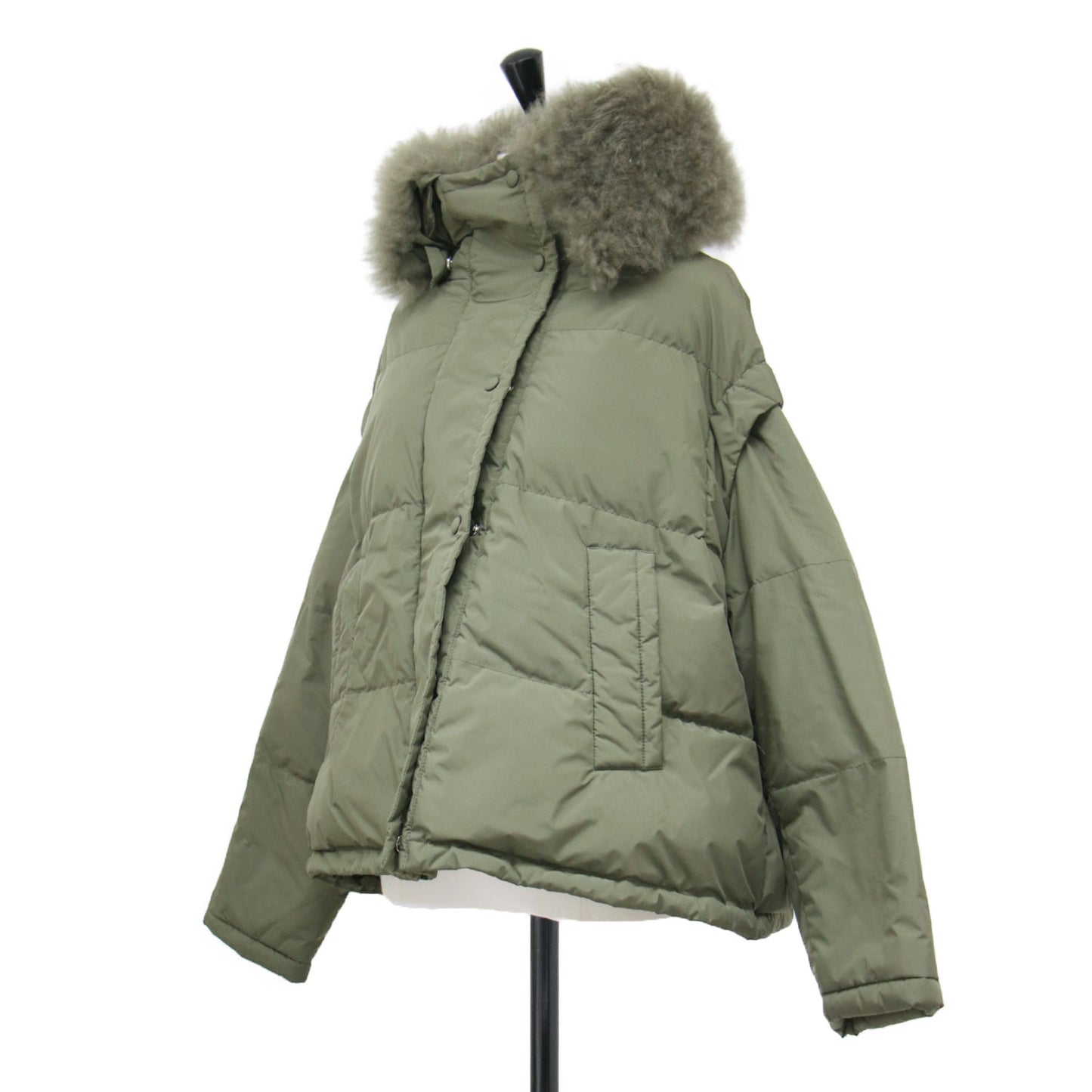 23秋冬 オーバーサイズ 3WAY ダウン ジャケット / OVERSIZED DOWN JACKET ベスト ショート丈 ファー