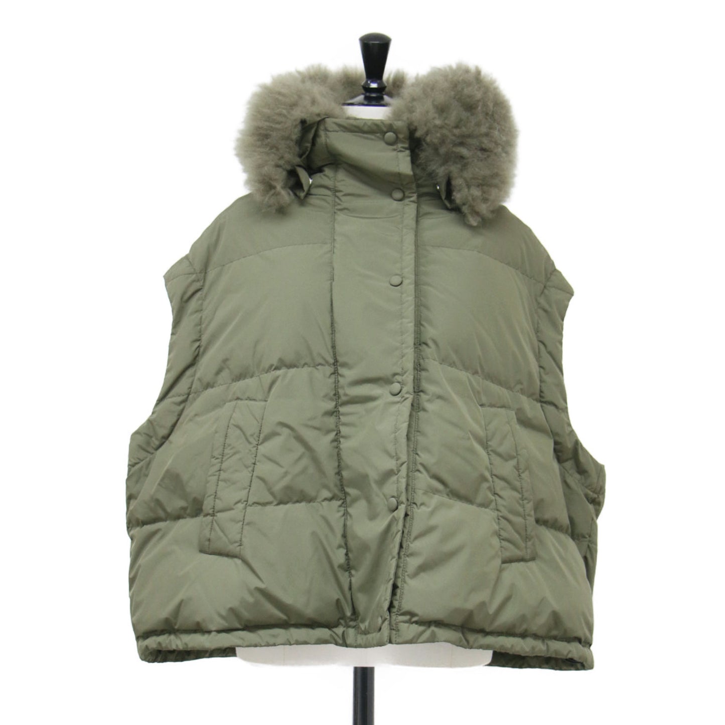 23秋冬 オーバーサイズ 3WAY ダウン ジャケット / OVERSIZED DOWN JACKET ベスト ショート丈 ファー