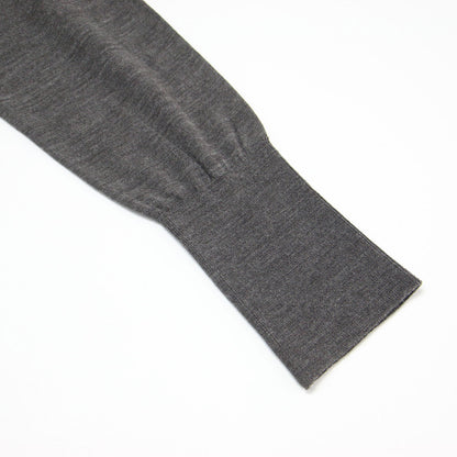 24秋冬 レース コンビ ニット セット ワンピース / キャミソール チュニック ロング Vネック 長袖 ウール