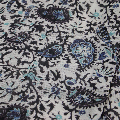 ペイズリー柄 ロングスカート / マキシ フレア ウエストゴム プリント 総柄