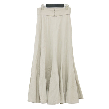 リネン混 ミニマル マーメイド ロング スカート / WAIST PIPING MERMAID SKIRT