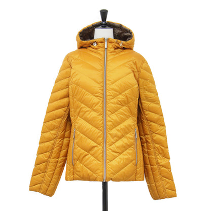 22秋冬 リバーシブル ダウン ジャケット / ブルゾン ショート丈 フード付き MKロゴ