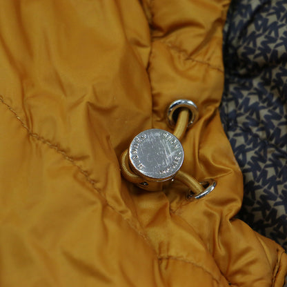 22秋冬 リバーシブル ダウン ジャケット / ブルゾン ショート丈 フード付き MKロゴ