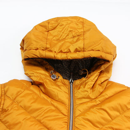 22秋冬 リバーシブル ダウン ジャケット / ブルゾン ショート丈 フード付き MKロゴ