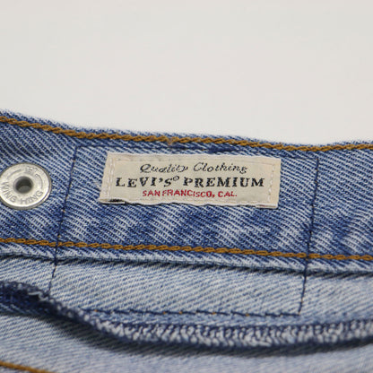 × SLOBE 別注 25秋冬 XL straight デニムパンツ / ワイド ストレート カットオフ コットン