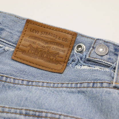 × SLOBE 別注 25秋冬 XL straight デニムパンツ / ワイド ストレート カットオフ コットン