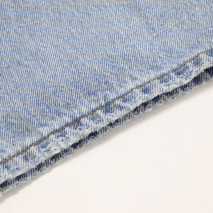 × SLOBE 別注 25秋冬 XL straight デニムパンツ / ワイド ストレート カットオフ コットン