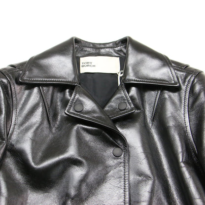 レザー ライダース ジャケット / ブルゾン ショート丈 牛革