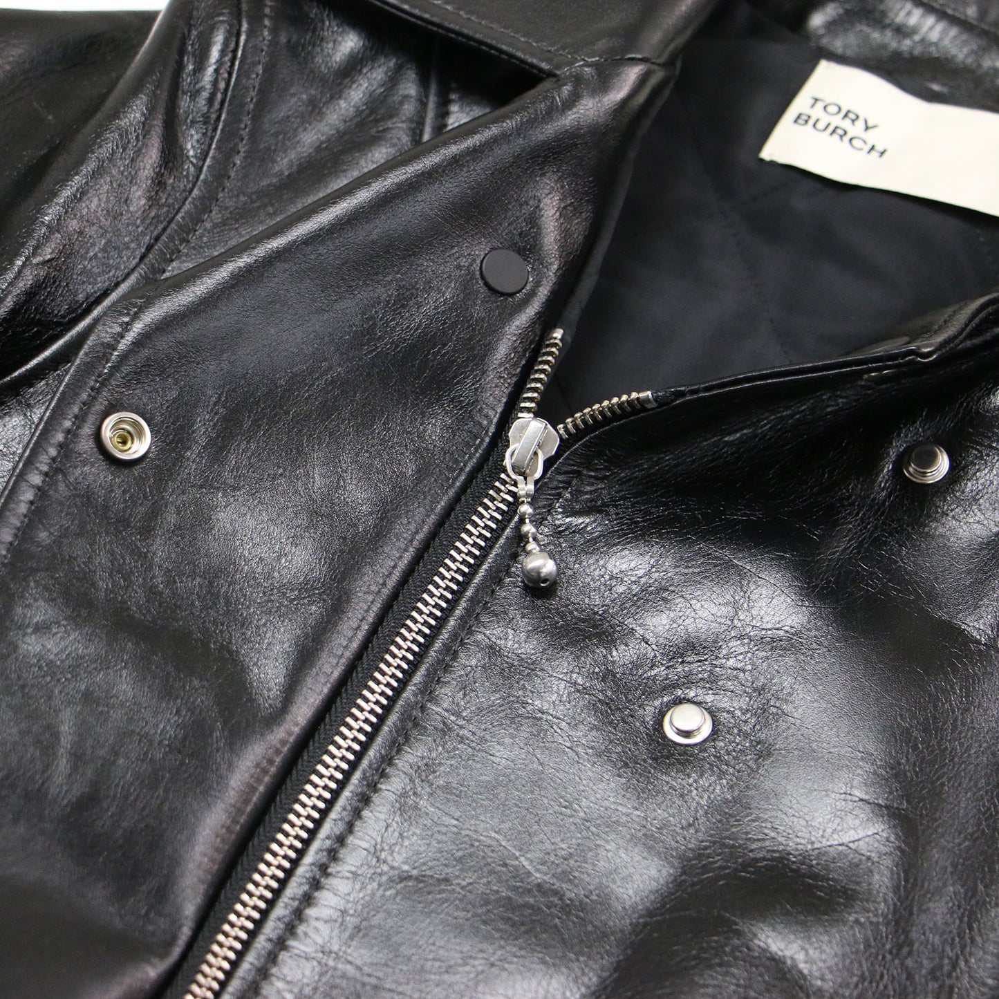 レザー ライダース ジャケット / ブルゾン ショート丈 牛革