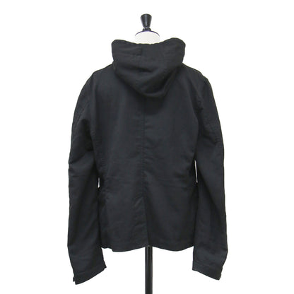 ヘリンボーン柄 フード付き ジャケット / ブルゾン パーカー