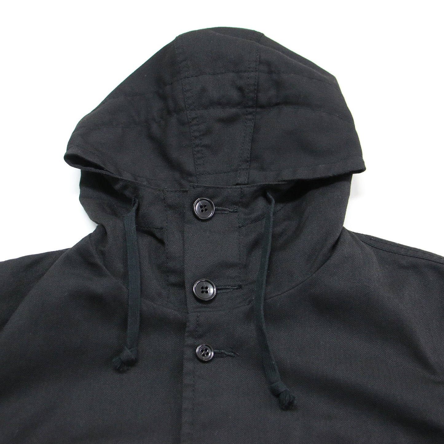 ヘリンボーン柄 フード付き ジャケット / ブルゾン パーカー