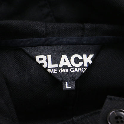 ヘリンボーン柄 フード付き ジャケット / ブルゾン パーカー