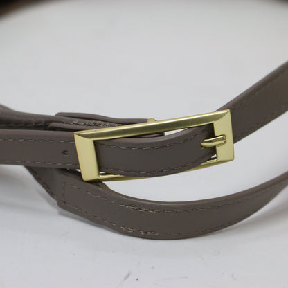 25秋冬 ショルダーバッグ トライアングル グロス / 肩掛け 斜め掛け レザー 牛革