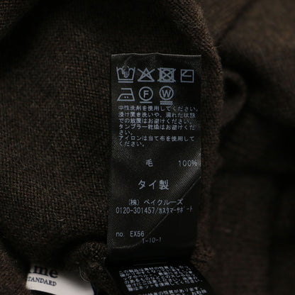 25秋冬 ウール ワイド タートルネック ニット / プルオーバー 長袖 オーバーサイズ