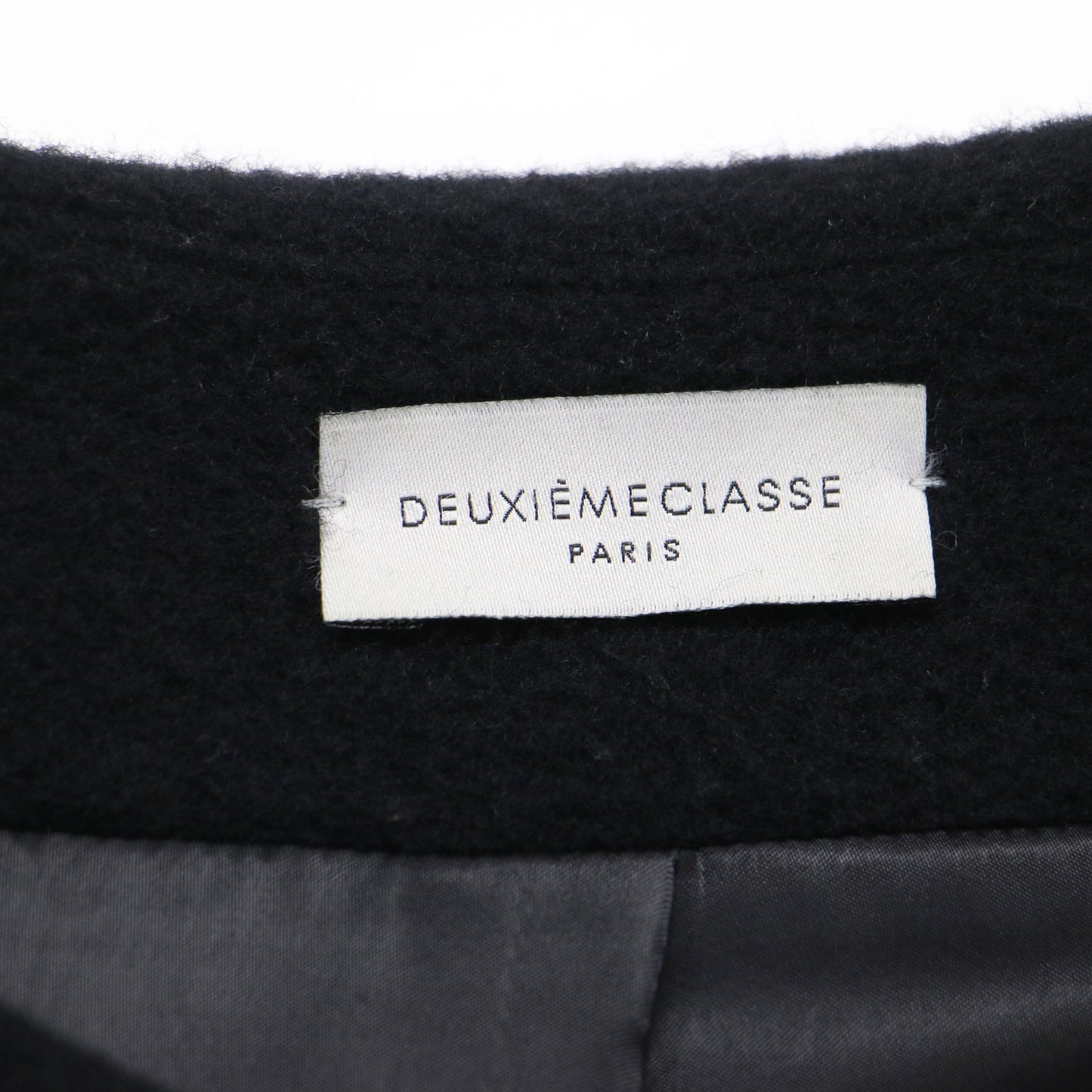 ウール ビーバー ロング コート / Beaver Coat ノーカラー オーバーサイズ