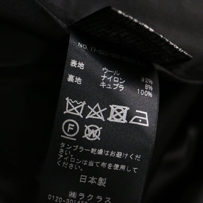 ウール ビーバー ロング コート / Beaver Coat ノーカラー オーバーサイズ