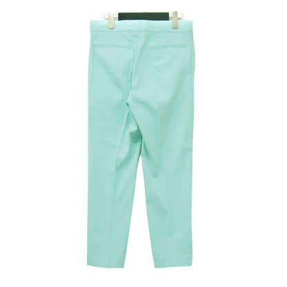 コットン ツイル スリム パンツ / スラックス テーパード ストレッチ