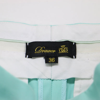 コットン ツイル スリム パンツ / スラックス テーパード ストレッチ