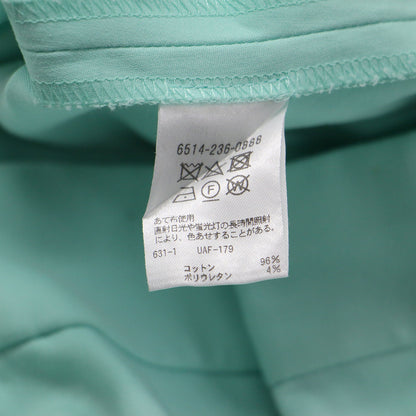 コットン ツイル スリム パンツ / スラックス テーパード ストレッチ