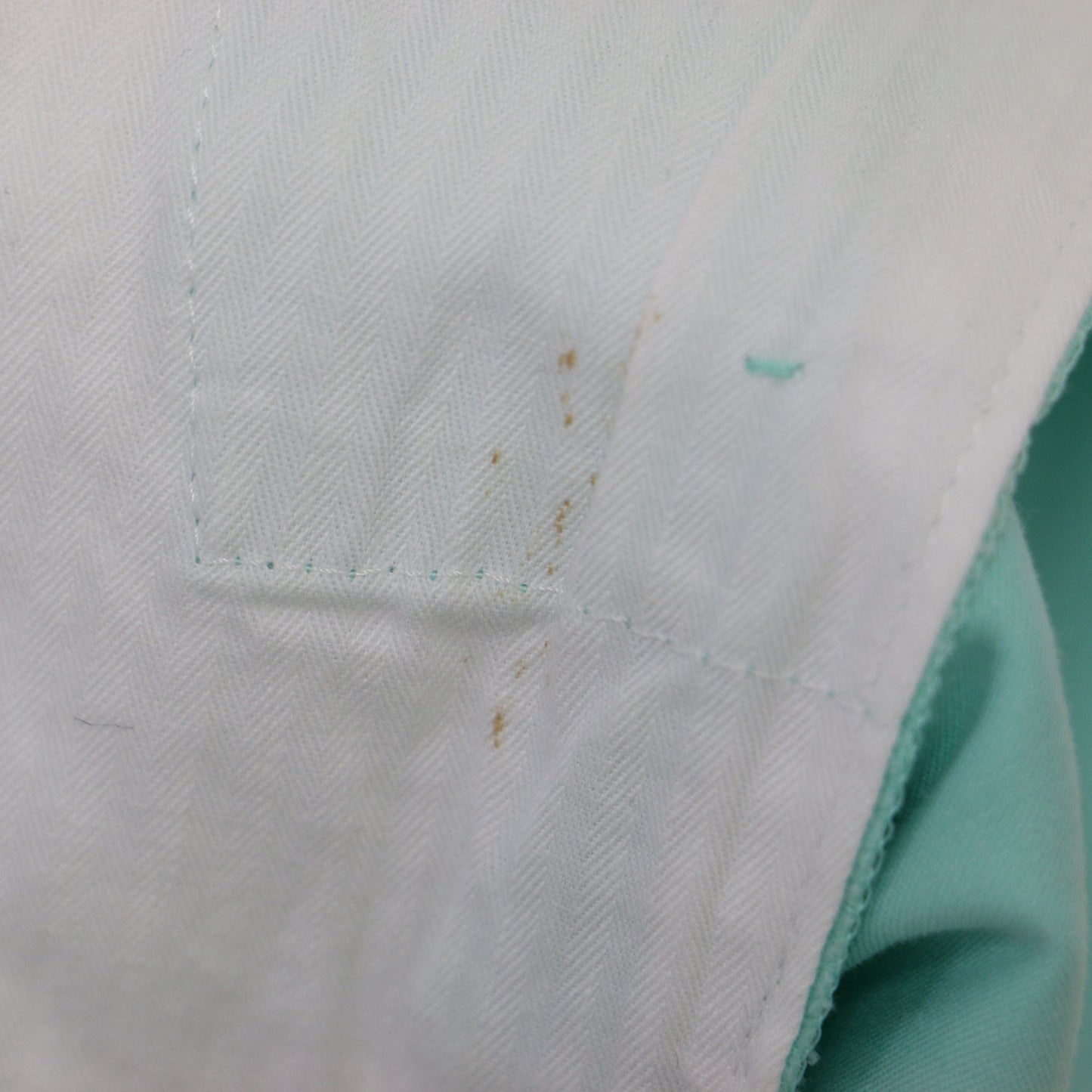 コットン ツイル スリム パンツ / スラックス テーパード ストレッチ