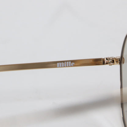 23春夏 DOMITIA スクエア型 サングラス / アイウェア メタルフレーム カラーレンズ